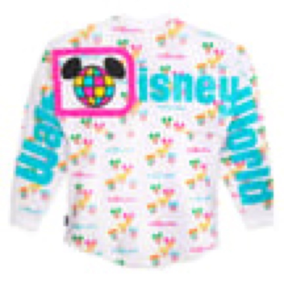 Disney Adult Spirit Jersey- Mickey Mouse Balloons - Picture 2 of 5